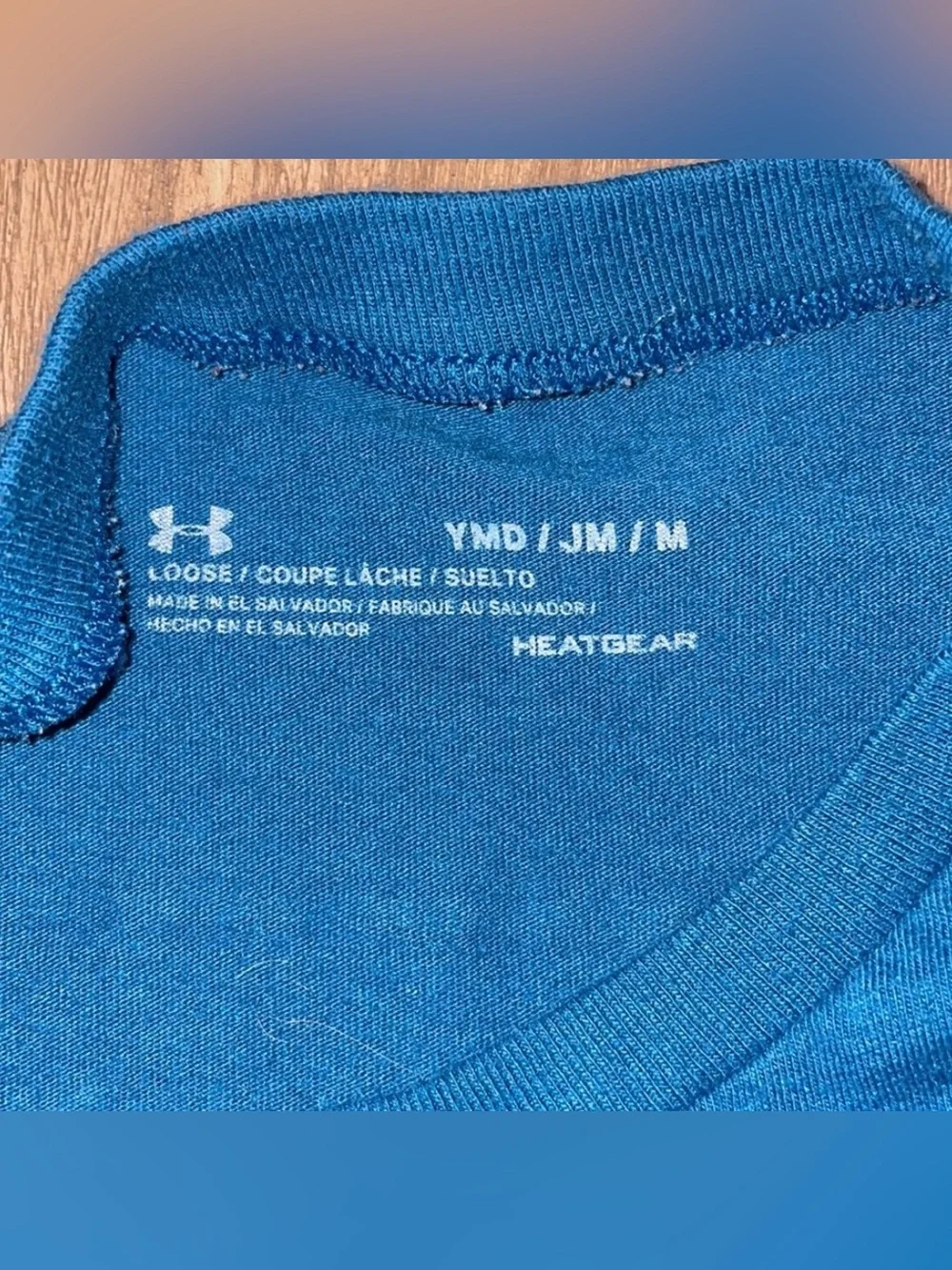 Under Armour Royal Blue Compression Set with Neon Green Accents